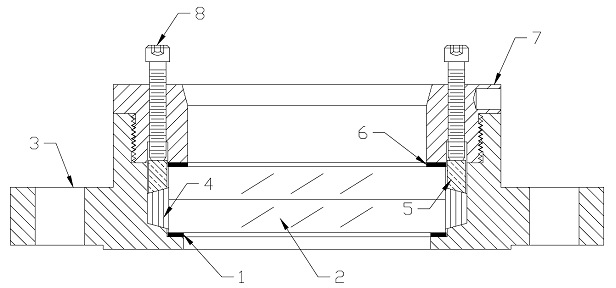 Model B Flange Sight Glass Assembly