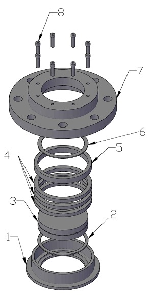 Model I FLange Sight Glass Assembly