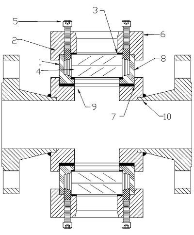 Model I Safesite Sight Flow Indicator Assembly