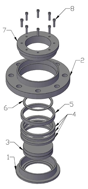 Model L Weld Sight Glass Assembly